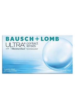 Контактні лінзи бауш, bausch+lomb ultra monthly, -5.25 - 3 шт