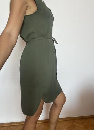 Сукня кольору хакі5 фото