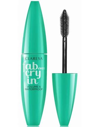 Тушь для ресниц claresa fab even crying