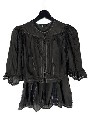 Шелковая блуза allsaints spitalfields angelika blouse