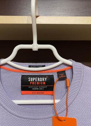 Superdry premium, оригинал хлопковый джемпер6 фото