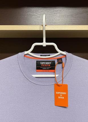 Superdry premium, оригинал хлопковый джемпер