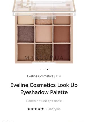 Eveline cosmetics look up eyeshadow palette but why not палетка тіней для повік1 фото