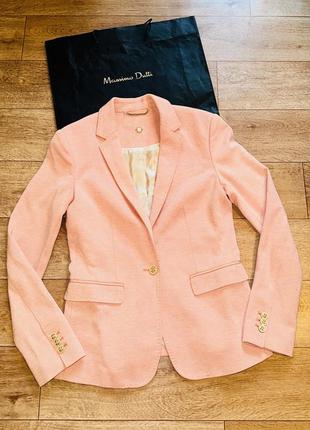 Massimo dutti персиковый женский пиджак,жакет!оригинал!3 фото