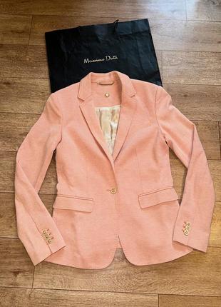Massimo dutti персиковый женский пиджак,жакет!оригинал!2 фото