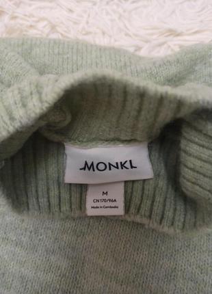 Свитер женский оливковый оверсайз monki3 фото