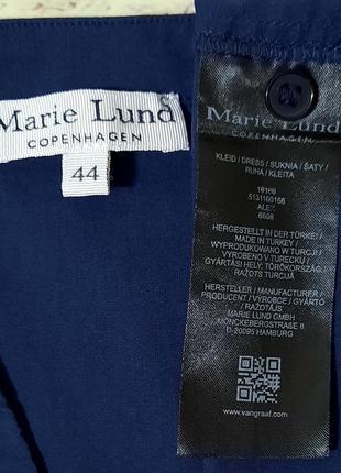 Платье marie lund copenhagen р. евро 44 наш 50 52 хлопок ярусное миди4 фото