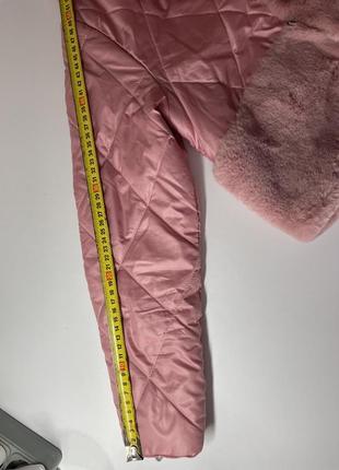 Комплект шубка полушубок джинсовая куртка пиджак 146-152 см10 фото