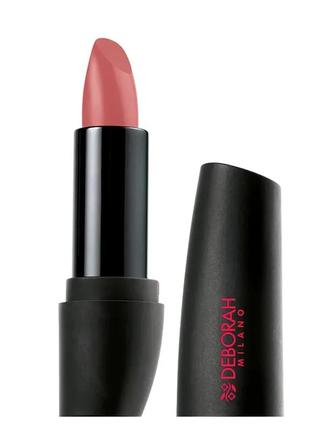 Помада для губ deborah milano atomic red 27 — nude rose