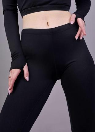 Жіночі спортивні короткі лосини, бріджі в чорному кольорі 46 розміру l4 фото