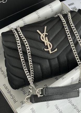 Сумка yves saint laurent college black dot