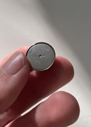 Магнітна застібка 14 мм діаметр срібло 925 проба3 фото