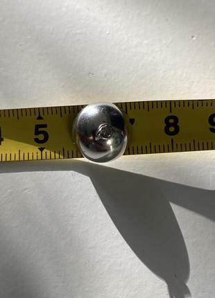 Магнітна застібка 14 мм діаметр срібло 925 проба5 фото