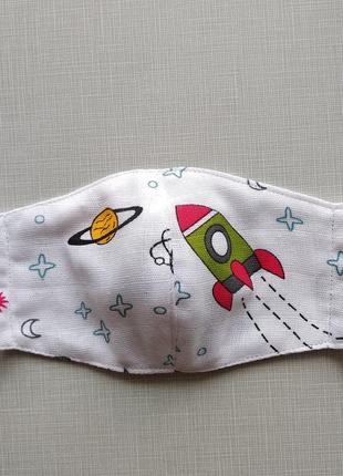 Дитяча маска з мусліну для хлопчиків,маски для дітей