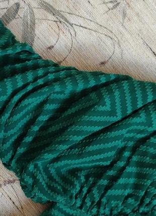 Зелёное платье миди плиссе от asos9 фото