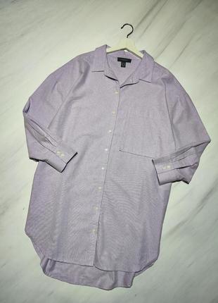 Primark 💜стильное платье рубашка нежно-сиреневого цвета

100% котон3 фото