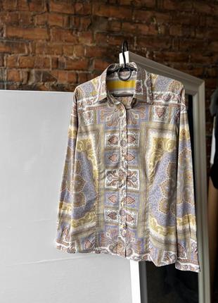 Etro made in italy women’s premium multicolor 49 long sleeve shirt женская, премиальная рубашка на длинный рукав