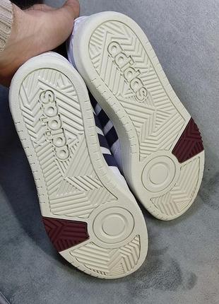 Кроссовки адидас спортивные adidas hoops 3.0 low classic vintage casual, кроссовки весенние адидас мужские6 фото