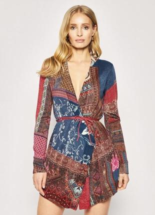 Desigual women’s ethnic print cardigan sikkim 20swjf99 rrp $140 жіночий кардиган2 фото