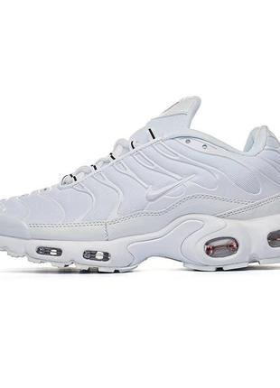 👟nike air max tn plus full white