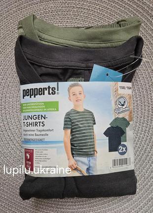 Pepperts набір футболок на хлопчика 158/164 р мальчика набор футболка 2 шт на мальчика комплект