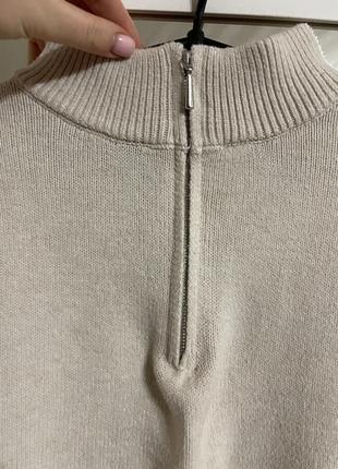 Базовый молочный свитер джемпер4 фото