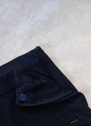 Зауженные черные брендовые штаны брюки скинни с высокой талией h&m, 36 размер.5 фото