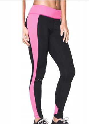 Женские лосины леггинсы тайтсы under armour women ua coldgear stripe