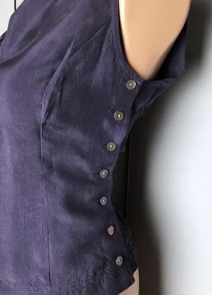 Женский корсет топик шёлк женская блузка винтаж3 фото