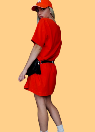 Женская яркая футболка платье оверсайз esmara 🧡5 фото