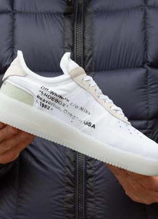 Кроссовки nike air force x off white6 фото