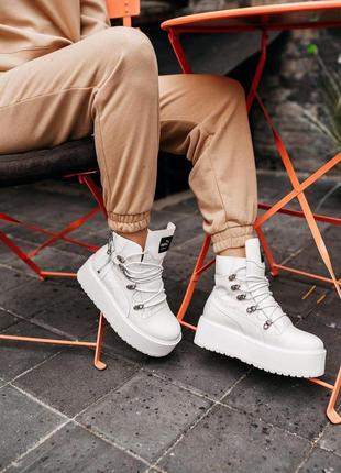 Кроссовки puma x fenty by rihanna sneaker boot “white”1 фото