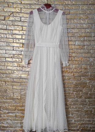 Винтажное свадебное платье от vera mont можно и на выпуск