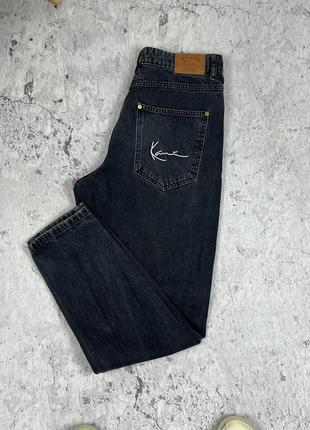 Джинси на високій посадці karl kani