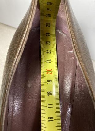 Bally tysse кожаные женские туфли лодочки 38 р 24,5 см оригинал8 фото
