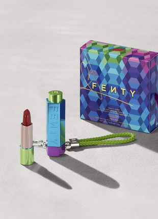 Набір футляр та рефіл fenty beauty icon the case semi-matte refillable lipstick case