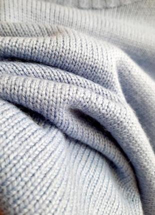Zara небесно-голубой свитер из смесовой шерсти7 фото