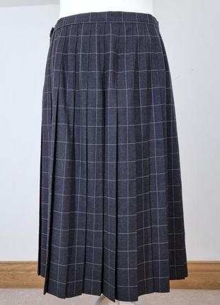 Новая с биркой шерстяная юбка в складку2 фото