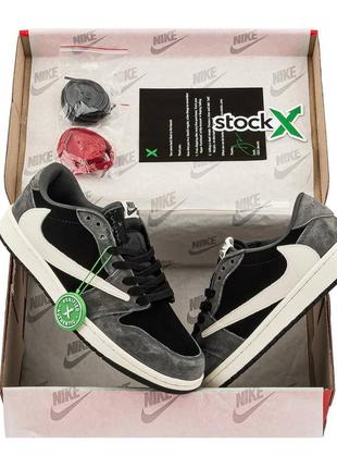 Nike air jordan 1 retro low travis scott silver 7