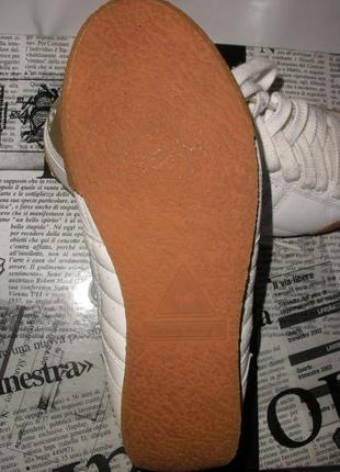 Белые кожаные кроссовки le cog sportif для мальчика на 36р7 фото