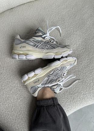 Asics gel-nyc beige/grey
