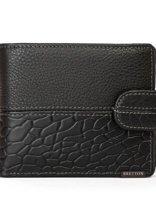 Кошелек be мужской кожа bretton 208-l0611 black1 фото