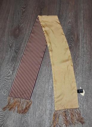 Новий 100% шовк двухсторонній стильний шарф від marks & spencer6 фото