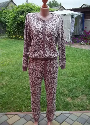 Xs, флисовый теплый домашний комбинезон пижама
