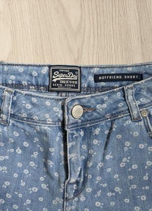 Шорты бойфренд винтажные superdry3 фото