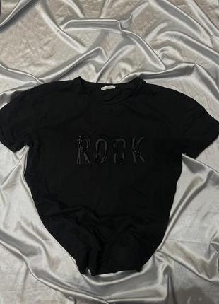 Футболка zara rock1 фото