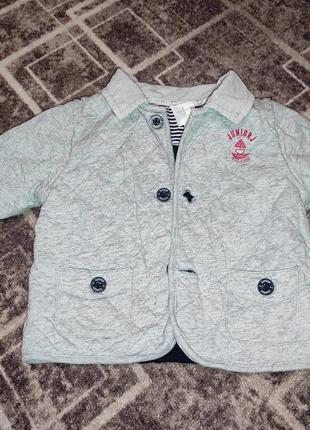 Куртка пиджачок стеганый 76-801 фото