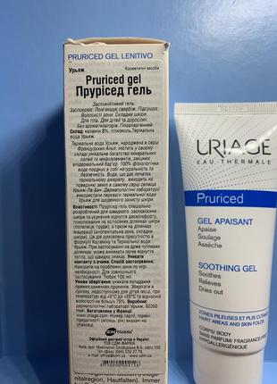 Успокаивающий гель с противозудным действием uriage pruriced gel💦2 фото