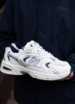 Кросівки new balance 530 white dark blue