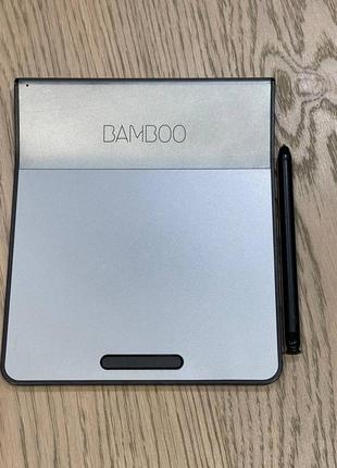 Wacom графический беспроводный  планшет bamboo pad cth300k, стилус